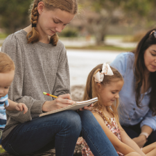 reading-outside